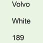 Preview: Volvo, White, 189.