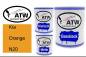 Preview: Kia, Orange, N20: 1L Lackdose + 1L Klarlack + 500ml Härter - Set, von ATW Autoteile West.