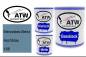 Preview: Mercedes-Benz, Aschblau, 166: 1L Lackdose + 1L Klarlack + 500ml Härter - Set, von ATW Autoteile West.