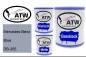 Preview: Mercedes-Benz, Blue, DB-355: 1L Lackdose + 1L Klarlack + 500ml Härter - Set, von ATW Autoteile West.