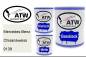 Preview: Mercedes-Benz, Chisanaweiss, 9139: 1L Lackdose + 1L Klarlack + 500ml Härter - Set, von ATW Autoteile West.