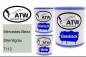 Preview: Mercedes-Benz, Eternitgrau, 7112: 1L Lackdose + 1L Klarlack + 500ml Härter - Set, von ATW Autoteile West.