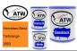 Preview: Mercedes-Benz, Tieforange, 2603: 1L Lackdose + 1L Klarlack + 500ml Härter - Set, von ATW Autoteile West.