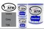 Preview: Volvo, Grey, 736: 1L Lackdose + 1L Klarlack + 500ml Härter - Set, von ATW Autoteile West.