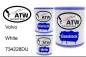Preview: Volvo, White, 734228DU: 1L Lackdose + 1L Klarlack + 500ml Härter - Set, von ATW Autoteile West.