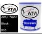 Preview: Alfa-Romeo, Black, 805: 1L Lackdose, von ATW Autoteile West.