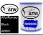 Preview: Alfa-Romeo, Black, AR601: 1L Lackdose, von ATW Autoteile West.