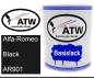 Preview: Alfa-Romeo, Black, AR901: 1L Lackdose, von ATW Autoteile West.