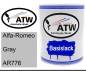 Preview: Alfa-Romeo, Gray, AR776: 1L Lackdose, von ATW Autoteile West.