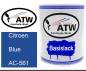 Preview: Citroen, Blue, AC-561: 1L Lackdose, von ATW Autoteile West.