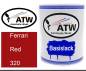 Preview: Ferrari, Red, 320: 1L Lackdose, von ATW Autoteile West.