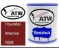 Preview: Hyundai, Maroon, R5R: 1L Lackdose, von ATW Autoteile West.