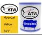 Preview: Hyundai, Yellow, SYY: 1L Lackdose, von ATW Autoteile West.