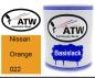 Preview: Nissan, Orange, 022: 1L Lackdose, von ATW Autoteile West.