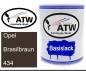 Preview: Opel, Brasilbraun, 434: 1L Lackdose, von ATW Autoteile West.