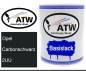 Preview: Opel, Carbonschwarz, 2UU: 1L Lackdose, von ATW Autoteile West.
