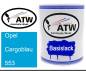 Preview: Opel, Cargoblau, 553: 1L Lackdose, von ATW Autoteile West.