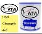 Preview: Opel, Citrusgelb, 446: 1L Lackdose, von ATW Autoteile West.