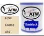 Preview: Opel, Creme, 439: 1L Lackdose, von ATW Autoteile West.