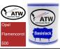 Preview: Opel, Flamencorot, 500: 1L Lackdose, von ATW Autoteile West.