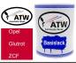 Preview: Opel, Glutrot, ZCF: 1L Lackdose, von ATW Autoteile West.