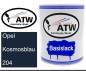 Preview: Opel, Kosmosblau, 204: 1L Lackdose, von ATW Autoteile West.