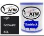 Preview: Opel, Schwarz, 80L: 1L Lackdose, von ATW Autoteile West.