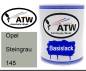Preview: Opel, Steingrau, 145: 1L Lackdose, von ATW Autoteile West.