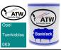 Preview: Opel, Tuerkisblau, 0K9: 1L Lackdose, von ATW Autoteile West.