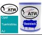 Preview: Opel, Tuerkisblau, AJ: 1L Lackdose, von ATW Autoteile West.