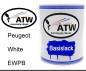 Preview: Peugeot, White, EWPB: 1L Lackdose, von ATW Autoteile West.