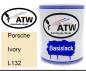 Preview: Porsche, Ivory, L132: 1L Lackdose, von ATW Autoteile West.