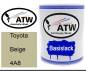 Preview: Toyota, Beige, 4A8: 1L Lackdose, von ATW Autoteile West.