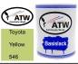 Preview: Toyota, Yellow, 546: 1L Lackdose, von ATW Autoteile West.