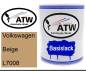 Preview: Volkswagen, Beige, L7008: 1L Lackdose, von ATW Autoteile West.