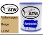 Preview: Volkswagen, Beige, LL1M: 1L Lackdose, von ATW Autoteile West.