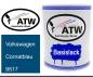 Preview: Volkswagen, Cornatblau, 9517: 1L Lackdose, von ATW Autoteile West.