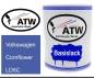 Preview: Volkswagen, Cornflower, LD5C: 1L Lackdose, von ATW Autoteile West.