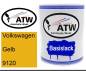 Preview: Volkswagen, Gelb, 9120: 1L Lackdose, von ATW Autoteile West.