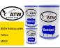 Preview: BMW-Motorcycles, Yellow, M953: 500ml Lackdose + 500ml Klarlack + 250ml Härter - Set, von ATW Autoteile West.