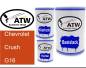 Preview: Chevrolet, Crush, G16: 500ml Lackdose + 500ml Klarlack + 250ml Härter - Set, von ATW Autoteile West.