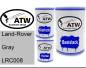 Preview: Land-Rover, Gray, LRC008: 500ml Lackdose + 500ml Klarlack + 250ml Härter - Set, von ATW Autoteile West.