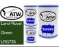 Preview: Land-Rover, Green, LRC756: 500ml Lackdose + 500ml Klarlack + 250ml Härter - Set, von ATW Autoteile West.