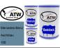 Preview: Mercedes-Benz, Aschblau, 166: 500ml Lackdose + 500ml Klarlack + 250ml Härter - Set, von ATW Autoteile West.