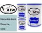 Preview: Mercedes-Benz, Blassblau, 5505: 500ml Lackdose + 500ml Klarlack + 250ml Härter - Set, von ATW Autoteile West.