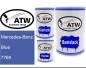 Preview: Mercedes-Benz, Blue, 7769: 500ml Lackdose + 500ml Klarlack + 250ml Härter - Set, von ATW Autoteile West.