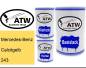 Preview: Mercedes-Benz, Calcitgelb, 243: 500ml Lackdose + 500ml Klarlack + 250ml Härter - Set, von ATW Autoteile West.