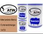 Preview: Mercedes-Benz, Coloradobeige, 1470: 500ml Lackdose + 500ml Klarlack + 250ml Härter - Set, von ATW Autoteile West.