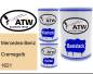 Preview: Mercedes-Benz, Cremegelb, 1621: 500ml Lackdose + 500ml Klarlack + 250ml Härter - Set, von ATW Autoteile West.