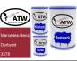 Preview: Mercedes-Benz, Derbyrot, 3578: 500ml Lackdose + 500ml Klarlack + 250ml Härter - Set, von ATW Autoteile West.